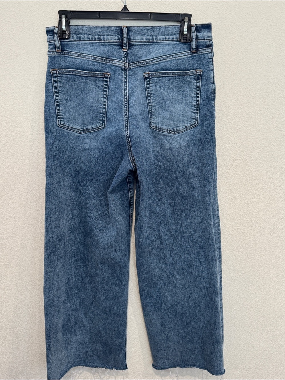 Frame Denim Faded Blue Wide-Leg Palazzo Jeans - Picture 7 of 7